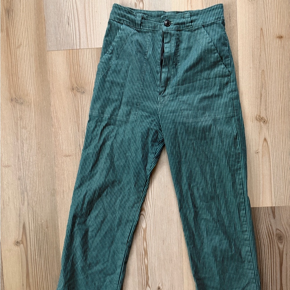 Prairie Underground Teal Striped Apparel